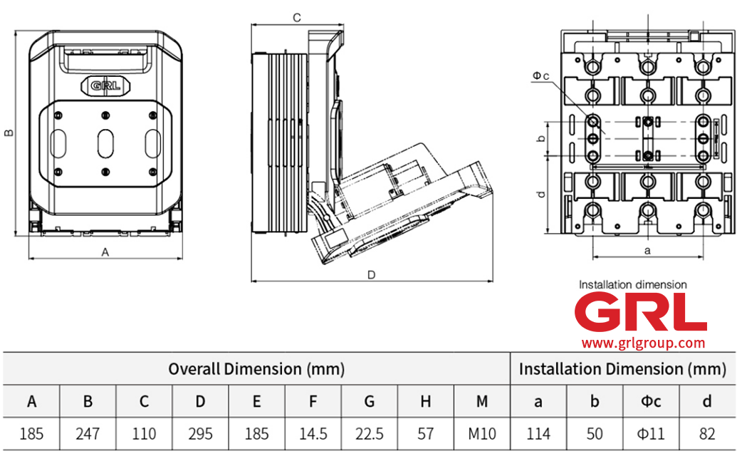 3 Phase Fused Disconnect Switch250