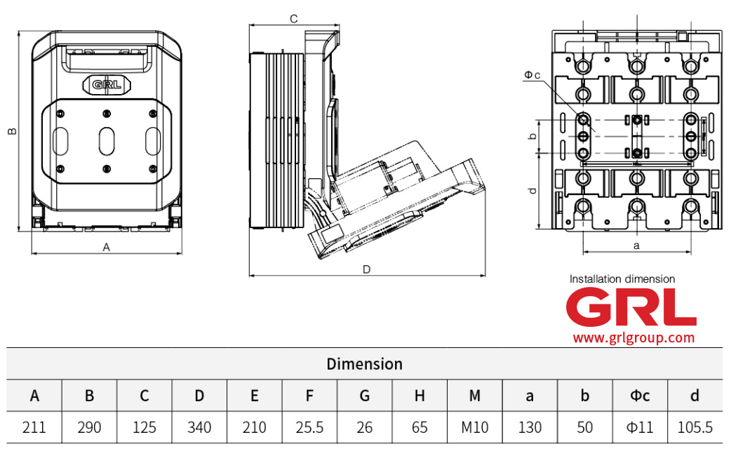 3 Phase Fused Disconnect Switch400