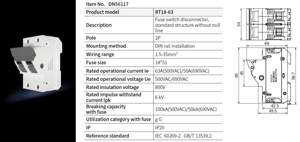 GRL fuse with fuse holder