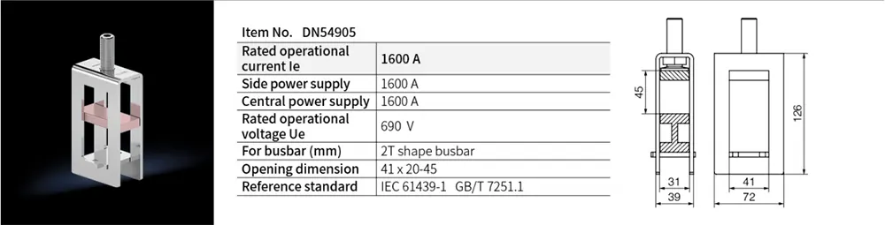 DN54905 busbar protection system 