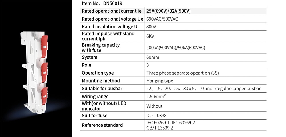 Mini Vertical Fuse Switch Disconnector -3